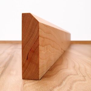 45° Chamfered Cherry Architrave (H)70mm x (T)19mm (per metre)