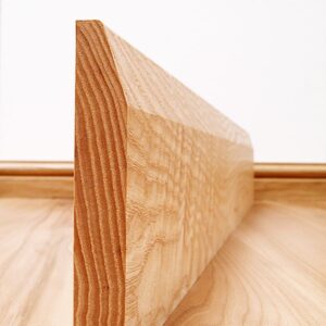 Chamfered Ash Skirting Board