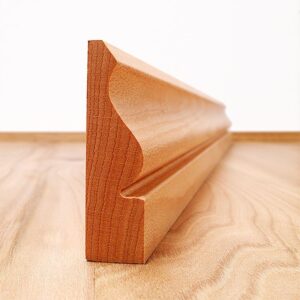 Ogee Beech Architrave (H)70mm x (T)19mm (per metre)