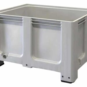 Pallet box plastic 4 feet closed 120x80cm, new