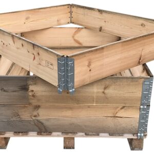 Pallet collar 100X120X20cm, reconditioned