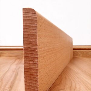 Round Edge Beech Skirting Board