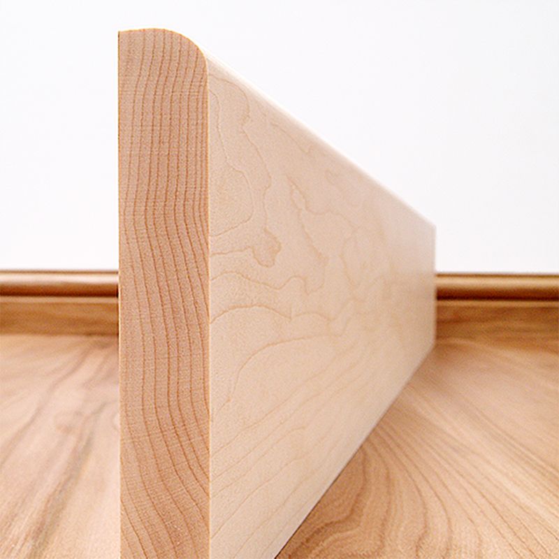 Round Edge Maple Skirting Board