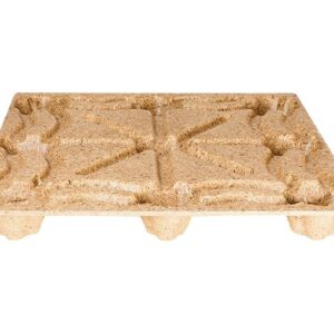 Wood fiber pallet 114x114cm, new